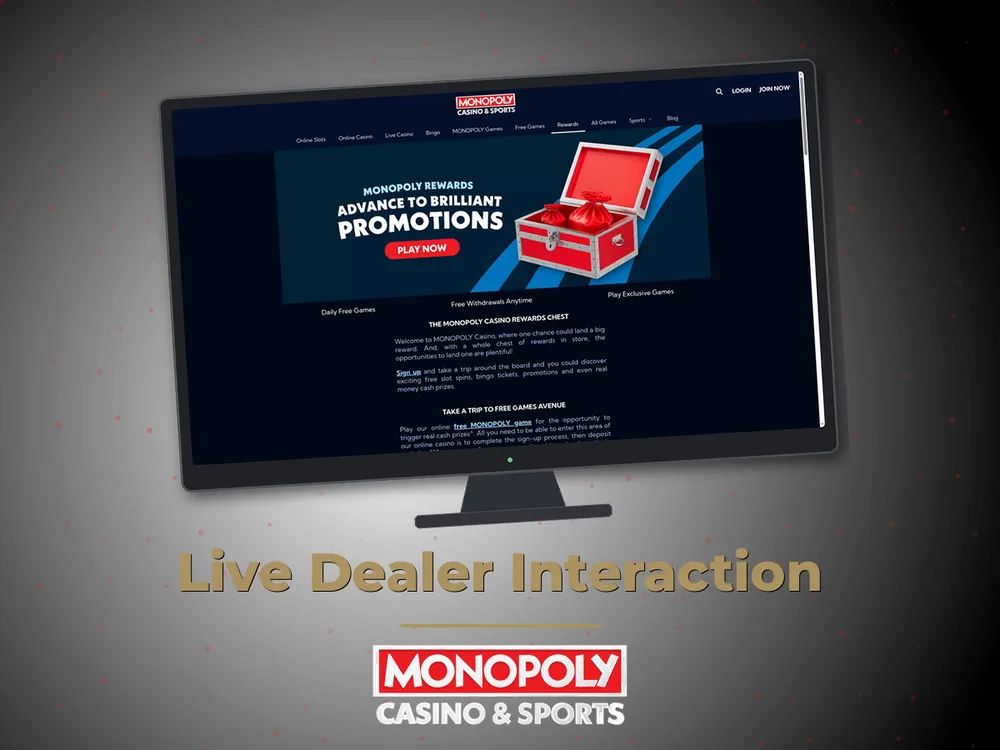 Monopoly Live - Live Dealer Interaction