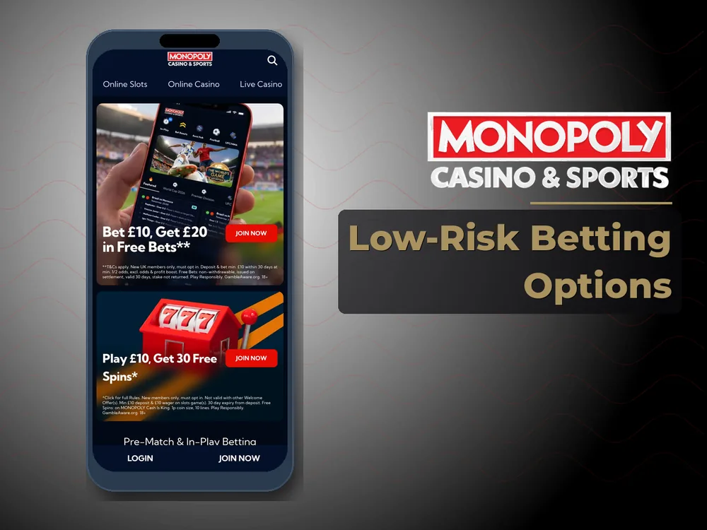 Monopoly Live - Low-Risk Betting Options