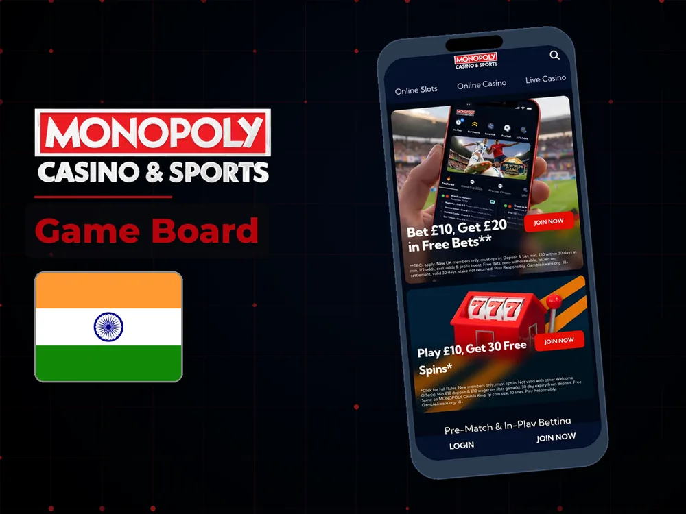 Monopoly Live - Game Board