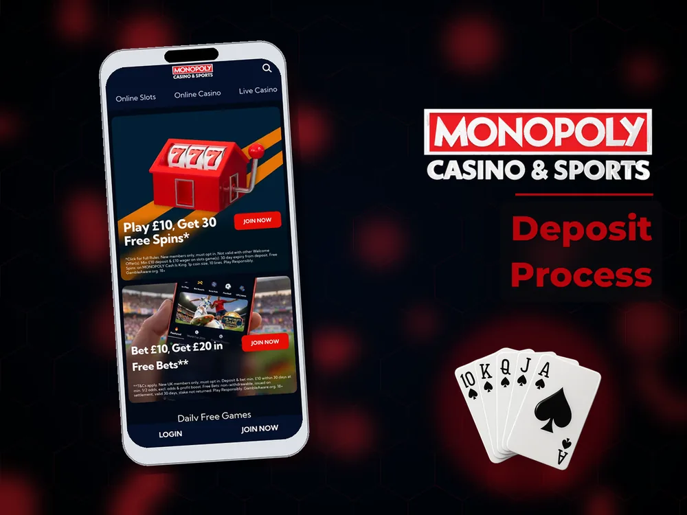 Monopoly Live - Deposit Process