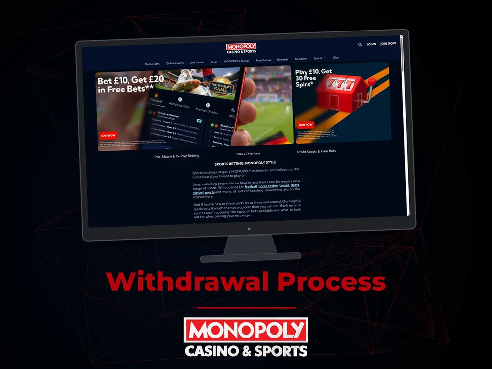 Monopoly Live - Withdrawal Process