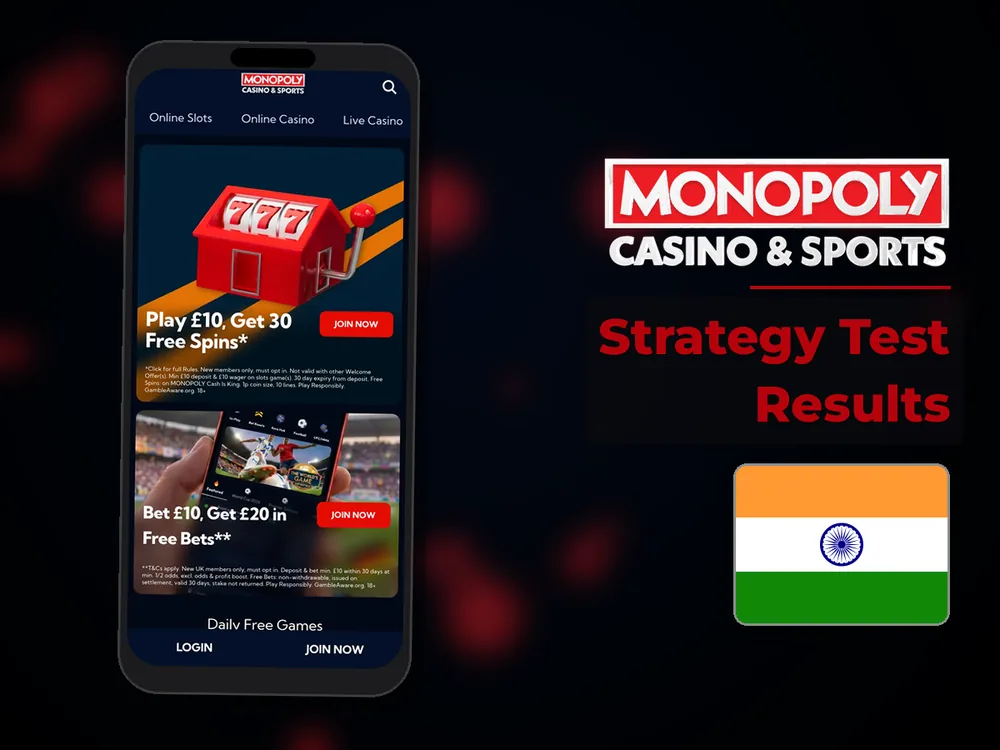 Monopoly Live - Strategy Test Results