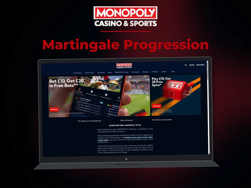 Monopoly Live - Martingale Progression