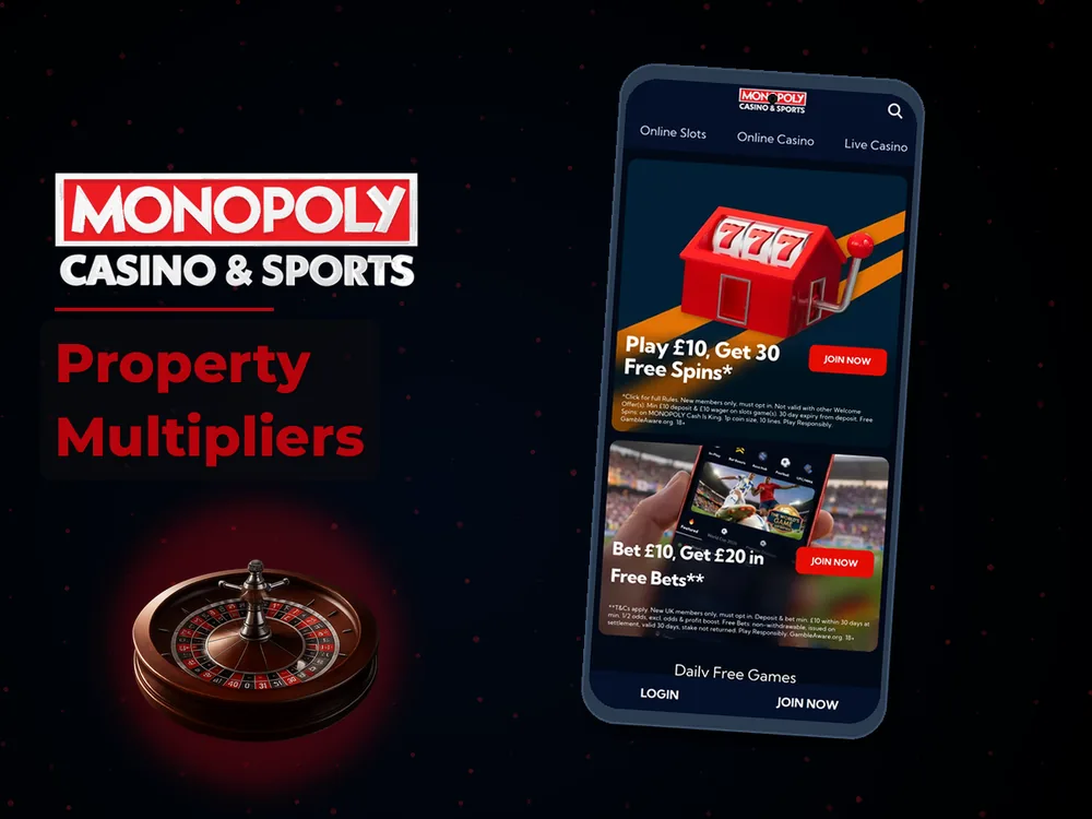 Monopoly Live - Property Multipliers